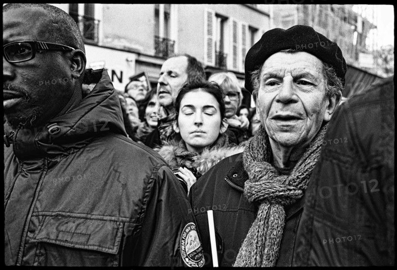 Gatherings under the slogan 'JE SUIS CHARLIE' in Paris on January 11, 2015