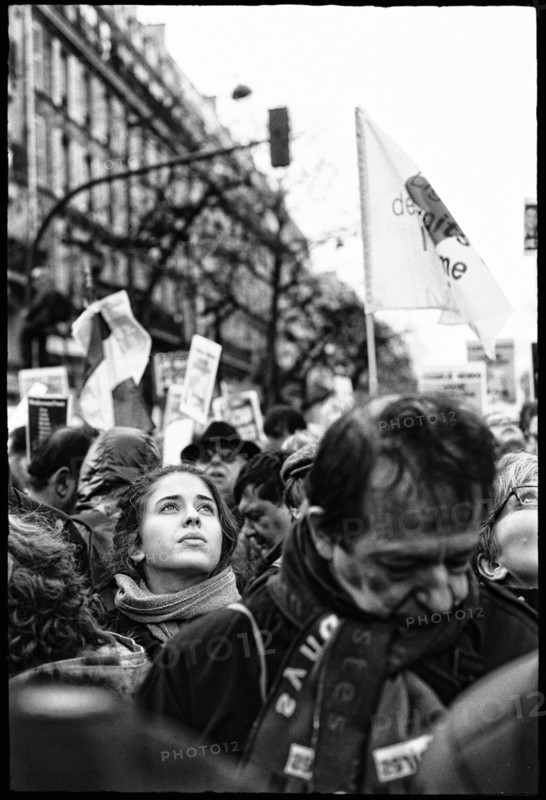 Gatherings under the slogan 'JE SUIS CHARLIE' in Paris on January 11, 2015