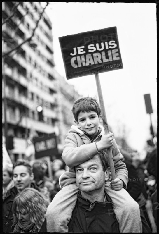 Manifestation "JE SUIS CHARLIE" à Paris le 11 janvier 2015