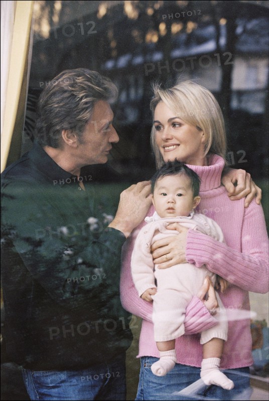 Johnny Hallyday, Laeticia et Jade