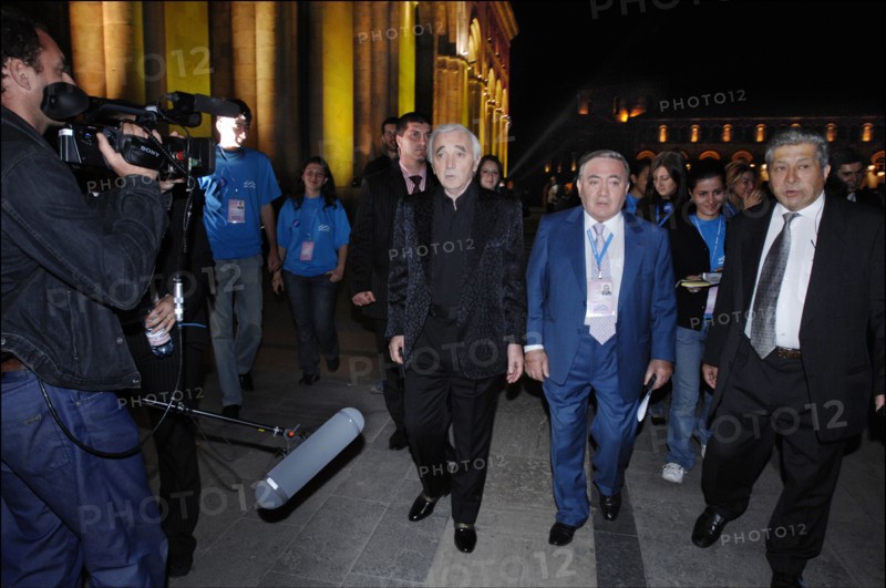 Concert de Charles Aznavour à Erevan (Arménie), le 30 septembre 2006