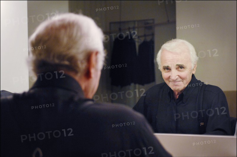 Charles Aznavour et sa fille Katia