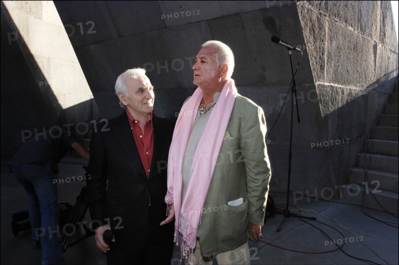 Concert de Charles Aznavour à Erevan (Arménie), le 30 septembre 2006
