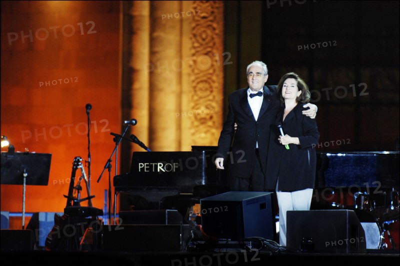 Concert de Charles Aznavour à Erevan (Arménie), le 30 septembre 2006
