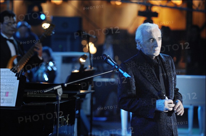 Concert de Charles Aznavour à Erevan (Arménie), le 30 septembre 2006