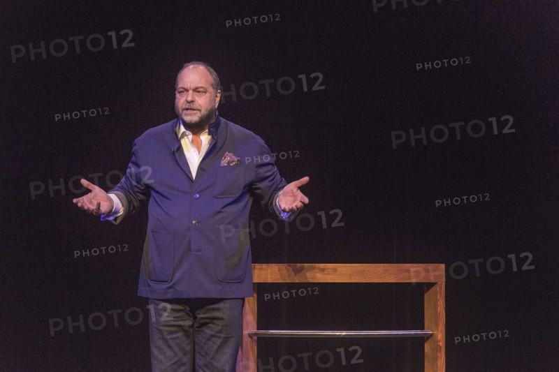 Eric Dupond Moretti en répétition au Théâtre de la Madeleine à Paris