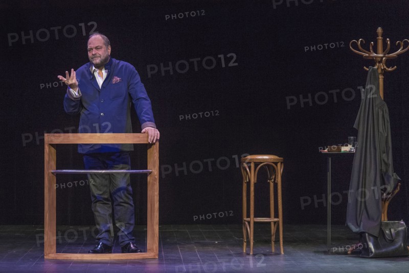 Eric Dupond Moretti en répétition au Théâtre de la Madeleine à Paris
