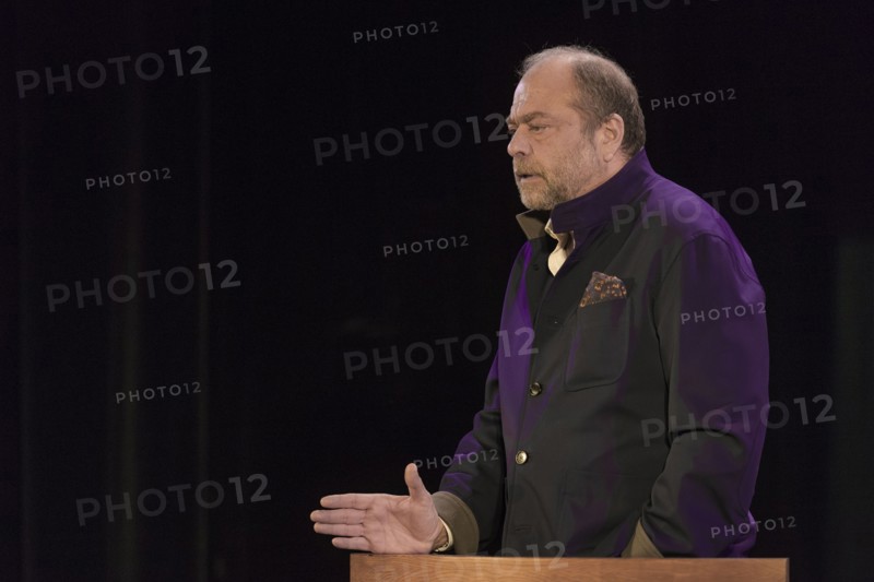 Eric Dupond Moretti en répétition au Théâtre de la Madeleine à Paris