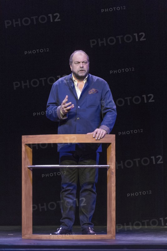 Eric Dupond Moretti en répétition au Théâtre de la Madeleine à Paris