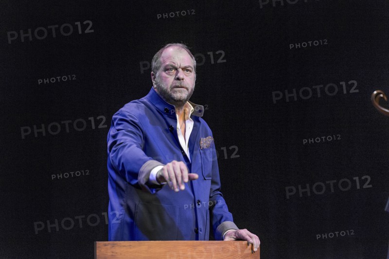 Eric Dupond Moretti en répétition au Théâtre de la Madeleine à Paris