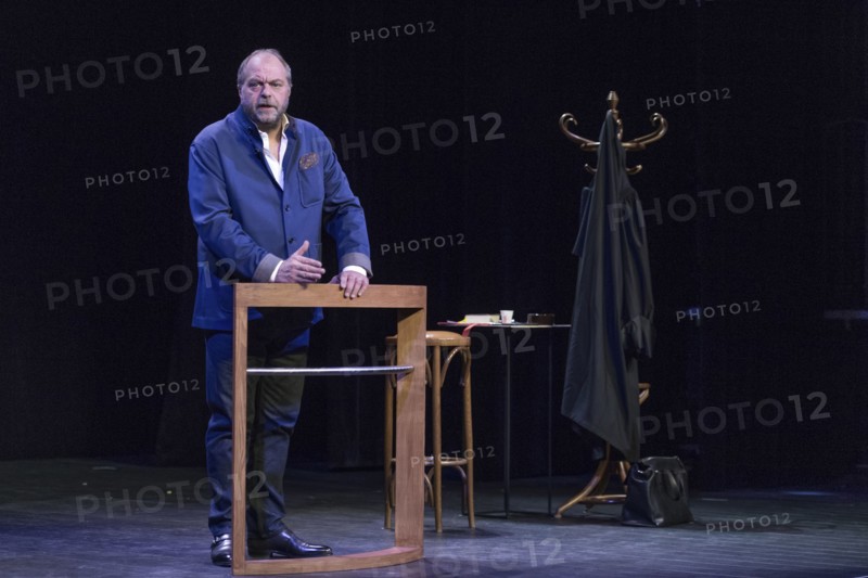 Eric Dupond Moretti en répétition au Théâtre de la Madeleine à Paris