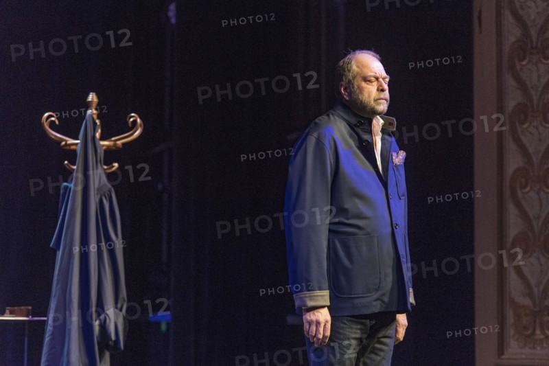 Eric Dupond Moretti en répétition au Théâtre de la Madeleine à Paris