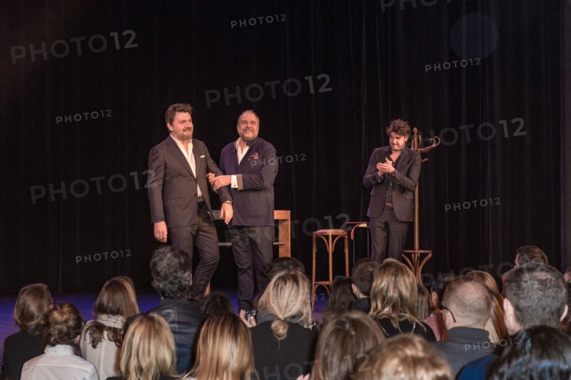 1ère du spectacle "Eric Dupond Moretti à la barre" au théâtre de la Madeleine

Philippe Lellouche
Hadrien Raccah