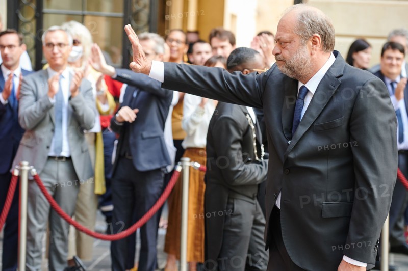 Passation de pouvoir au Ministère de la Justice entre Nicole Belloubet et Eric Dupond Moretti, le 7 juillet 2020