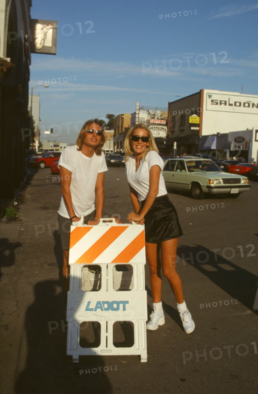 Ophélie Winter et son frère Mickaël (1996)
