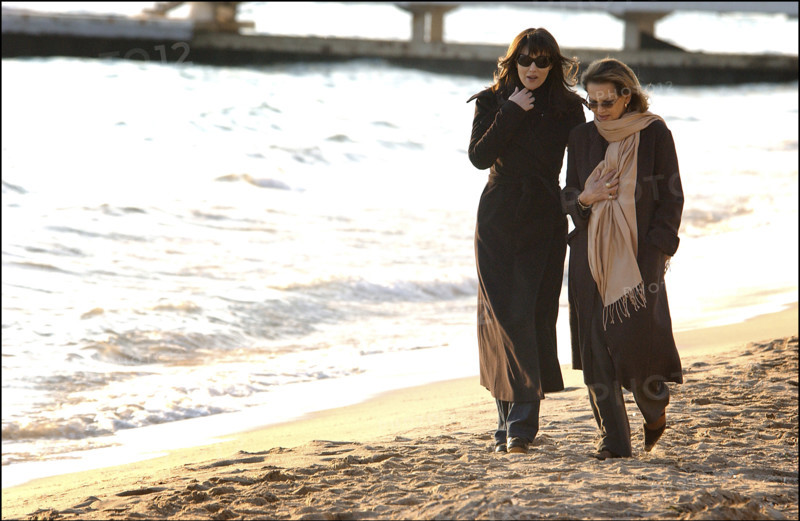 Claudia Cardinale et Monica Bellucci, Cannes, 2004
