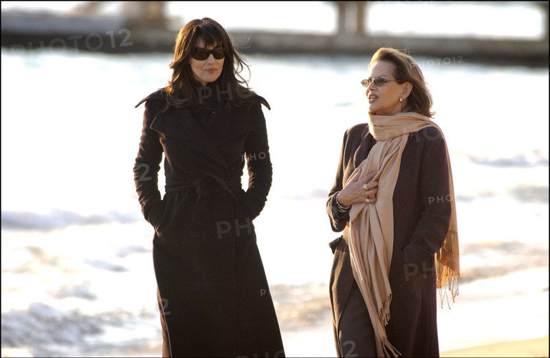 Claudia Cardinale et Monica Bellucci, Cannes, 2004
