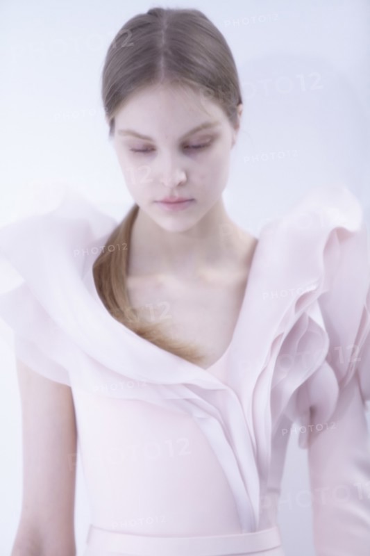 Fittings before Ralph & Russo Haute Couture show