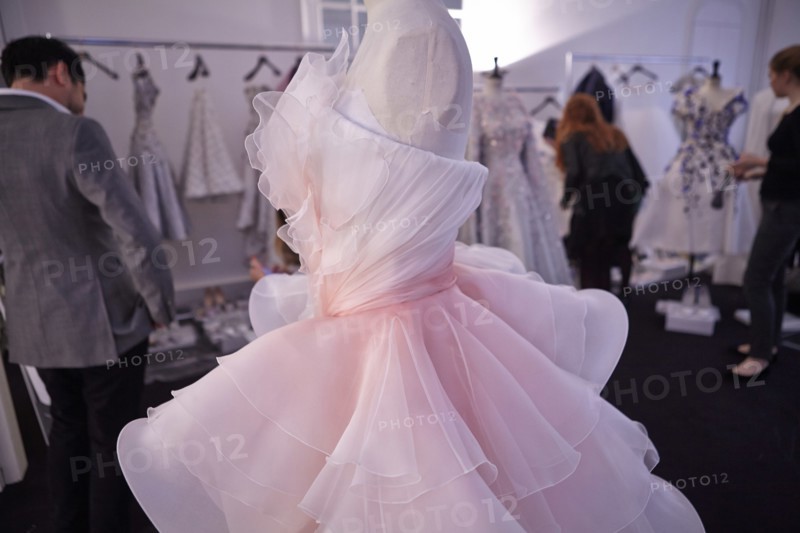 Coulisses du défilé Ralph & Russo 2015