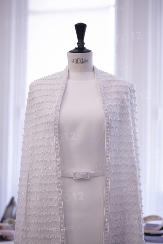 Fittings before Ralph & Russo Haute Couture show