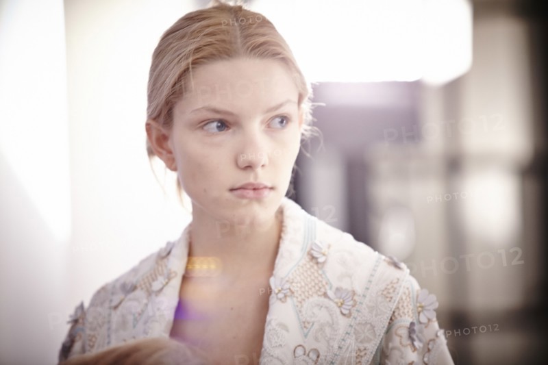 Fittings before Ralph & Russo Haute Couture show