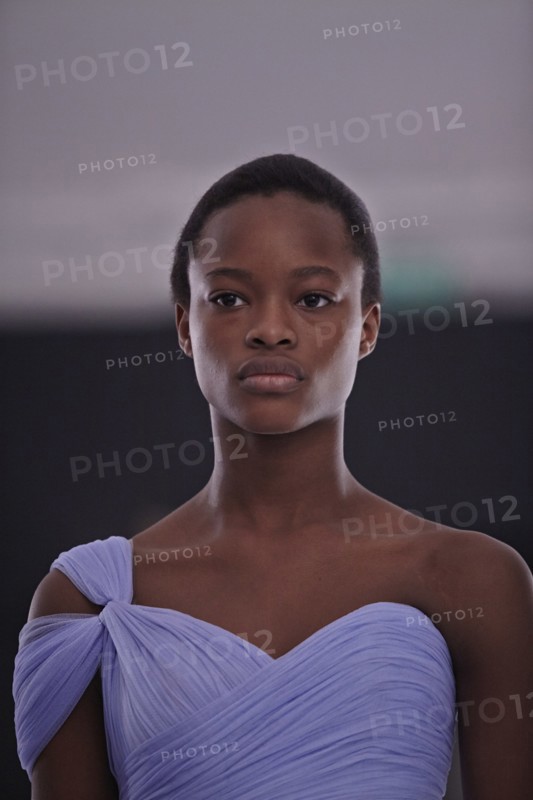 Fittings before Ralph & Russo Haute Couture show