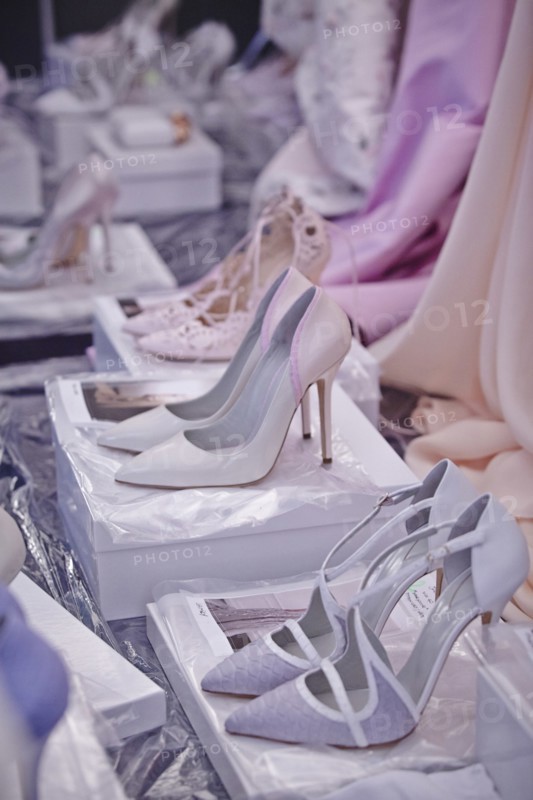 Fittings before Ralph & Russo Haute Couture show