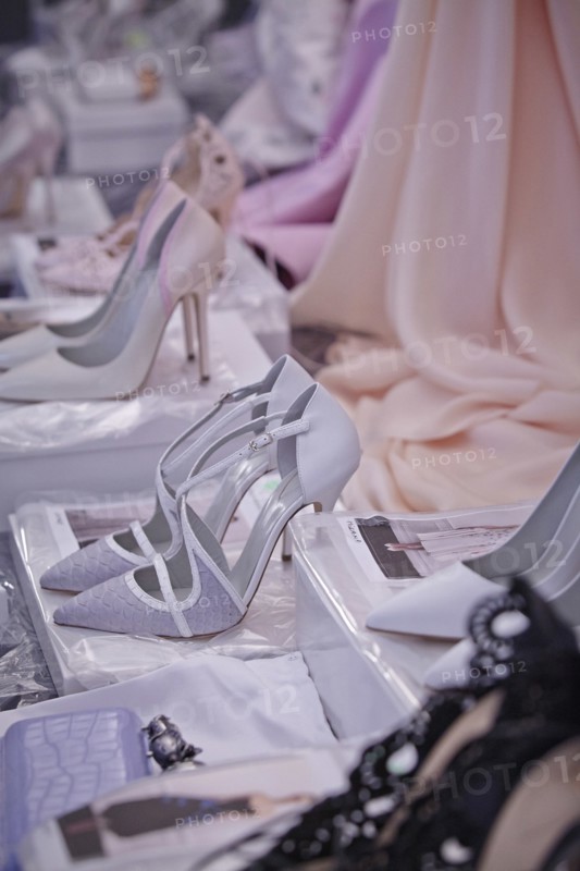Fittings before Ralph & Russo Haute Couture show