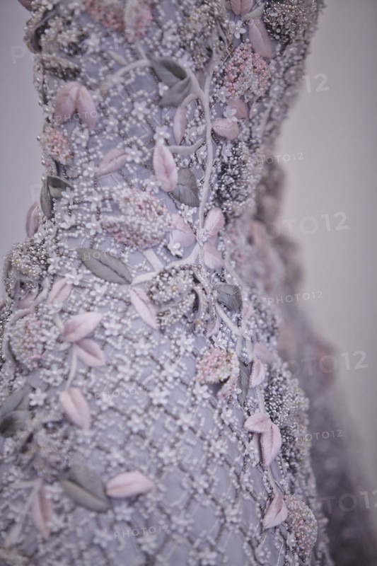 Fittings before Ralph & Russo Haute Couture show