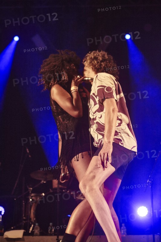 Chk Chk Chk on stage
