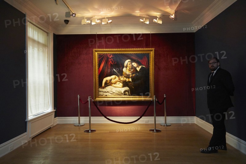 Exhibition in New York of a painting attributed to Caravaggio.