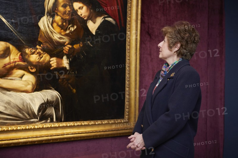 Exhibition in New York of a painting attributed to Caravaggio.