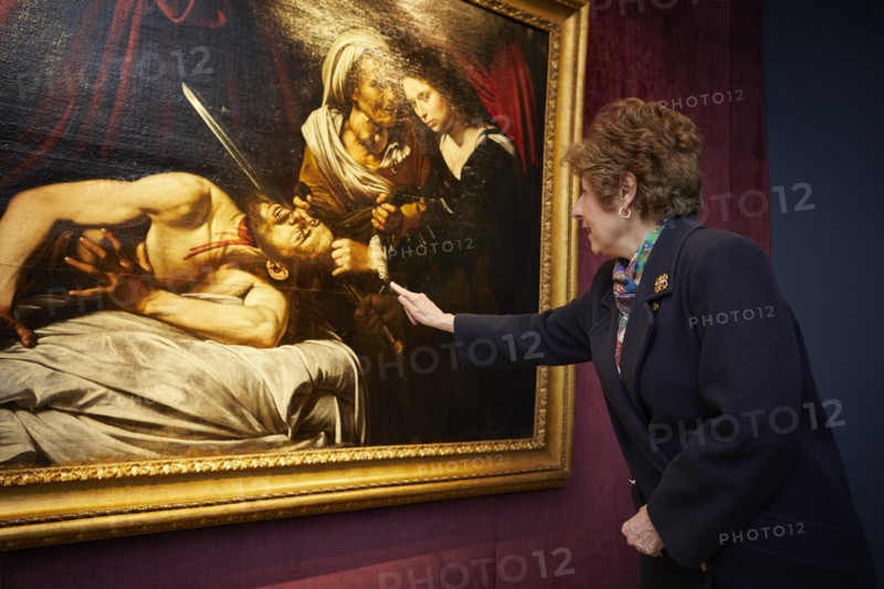 Exhibition in New York of a painting attributed to Caravaggio.