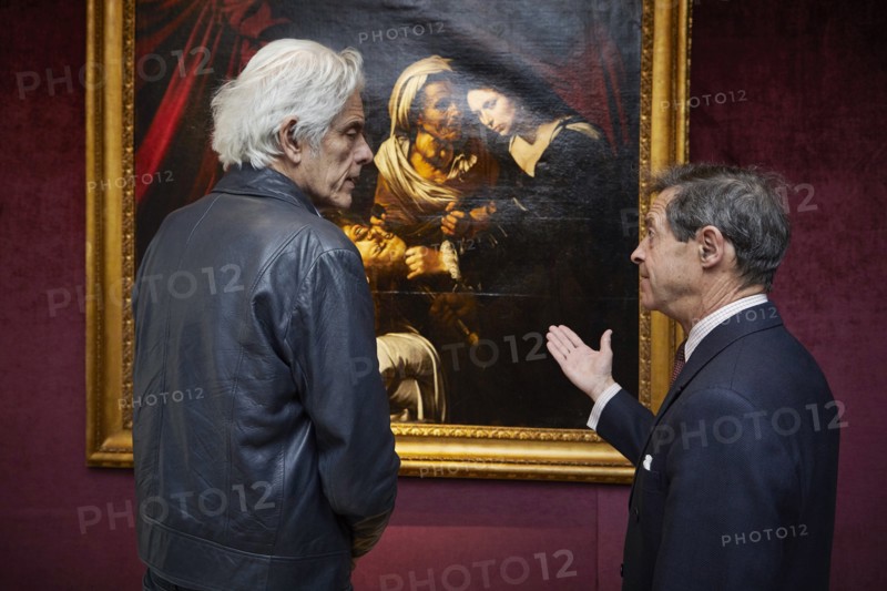Exhibition in New York of a painting attributed to Caravaggio.