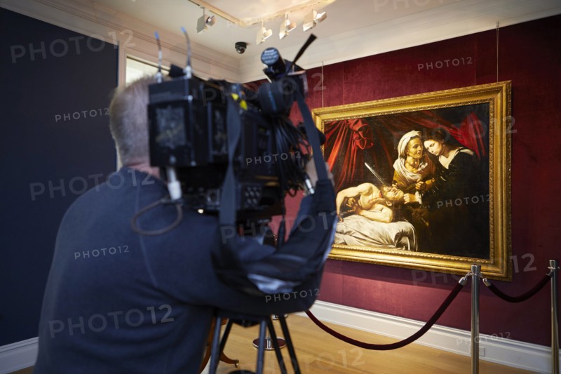 Exhibition in New York of a painting attributed to Caravaggio.
