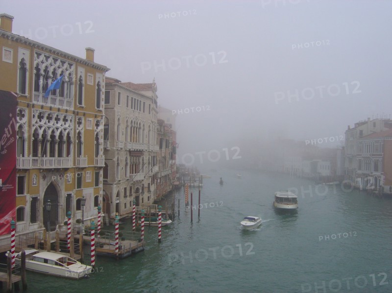 Venise. Le Grand Canal dans la brume