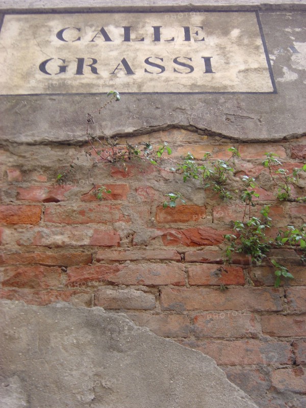Calle Grassi près du Palazzo Grassi à Venise