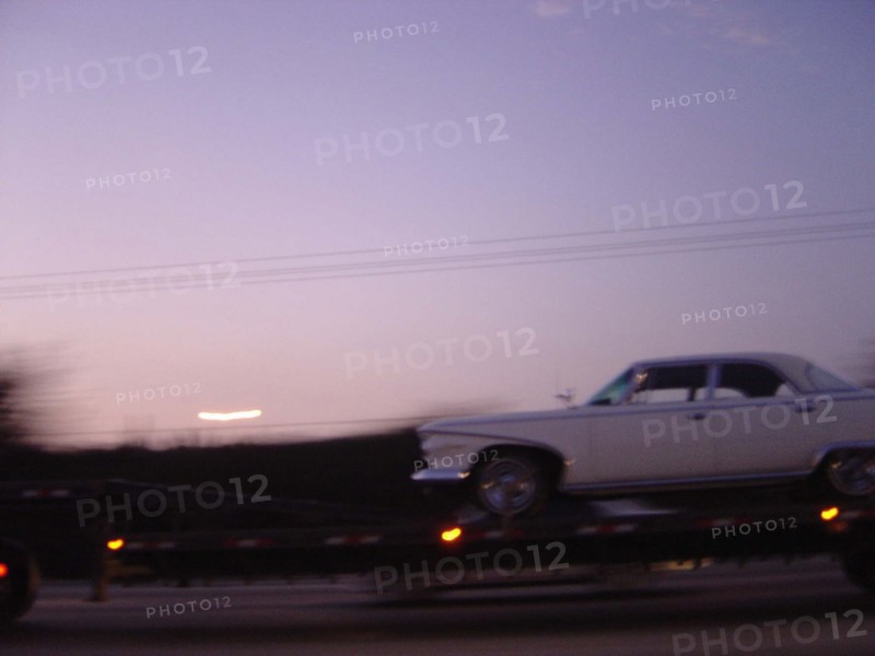 limousine, nuit, Los Angeles
