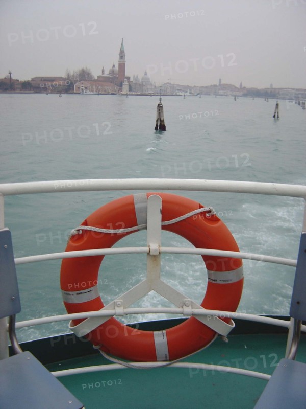 Venise, Bassin de Saint Marc l'hiver, Ile de San Giorgio Maggiore