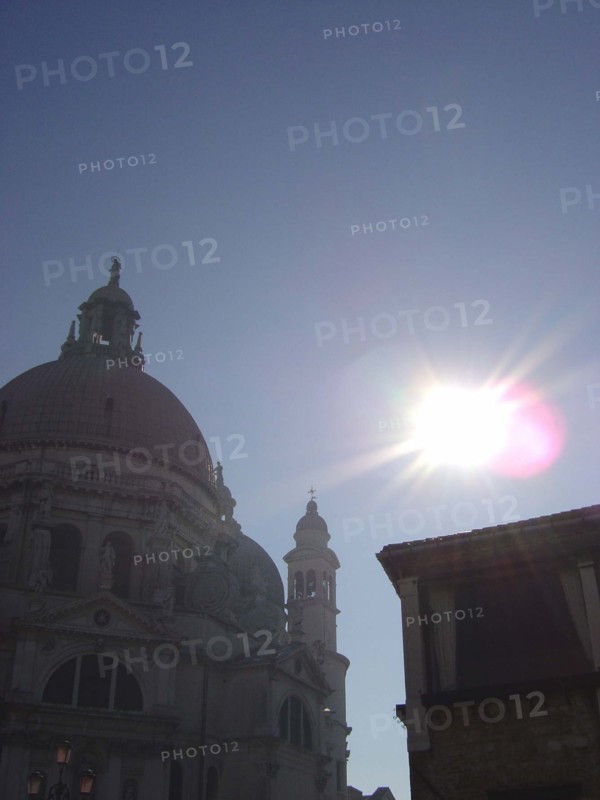 Venise Salute Eglise de la Salute, soleil d'hiver