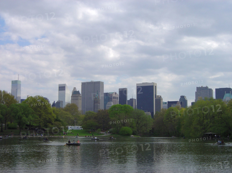 New-York (USA), Manhattan, Central Park, The Lake