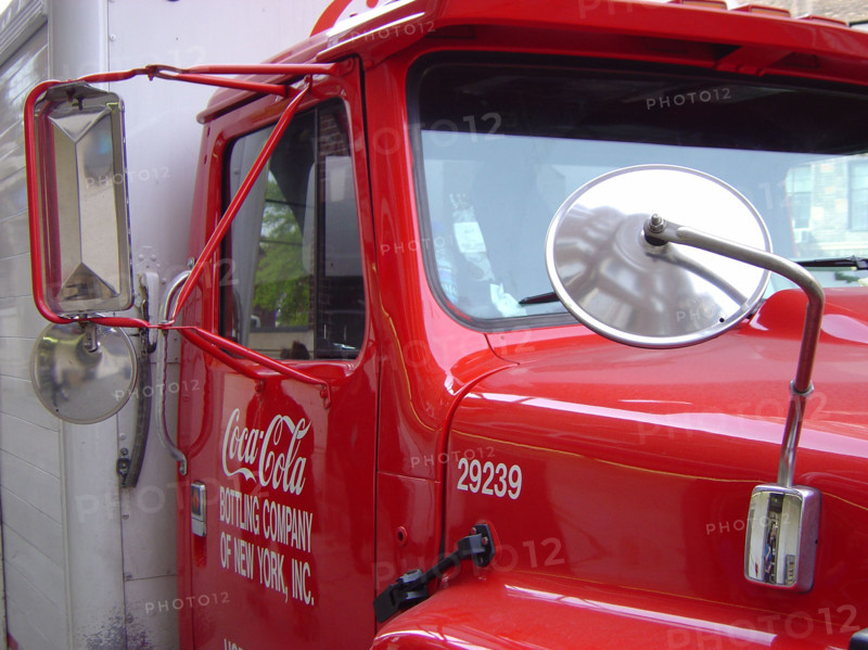 New-York (USA), Manhattan, camion Coca Cola