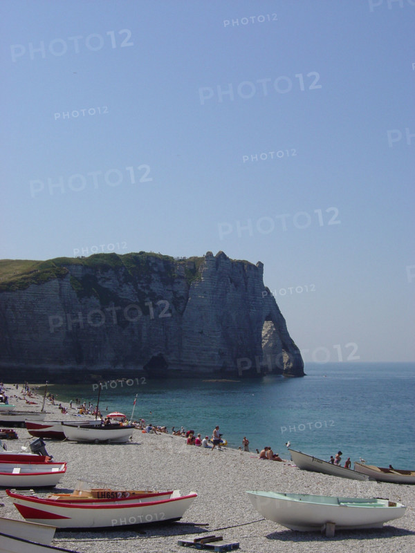Plage et falaises d'Etretat