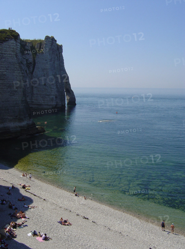 Plage et falaises d'Etretat