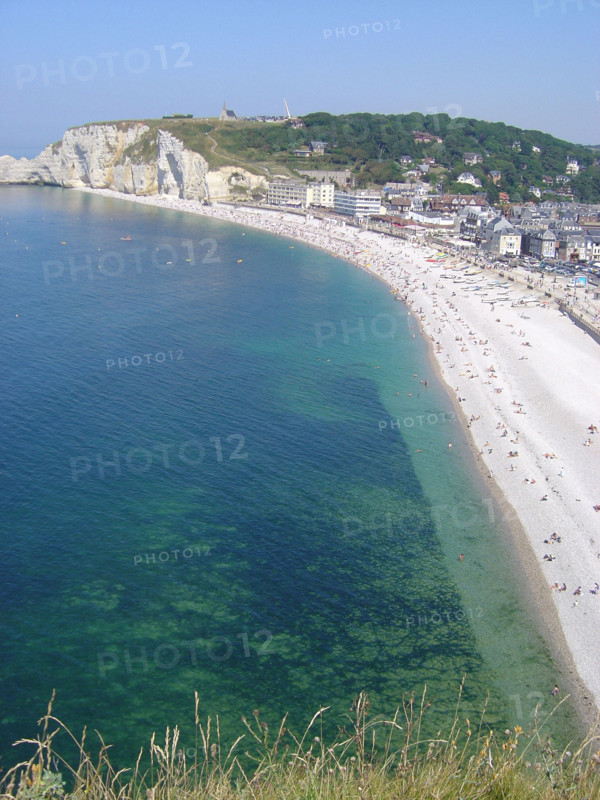 Plage et falaises d'Etretat