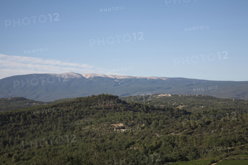 Provence452 Provence, collines provencales, Mont Ventoux, face sud, été