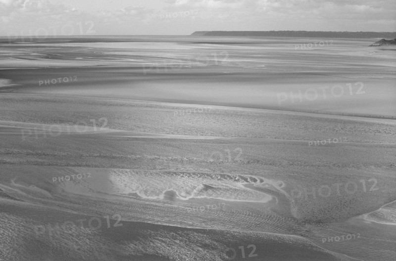 MtSaintMichel2b Baie du Mont Saint Michel, reflets sur les sables
