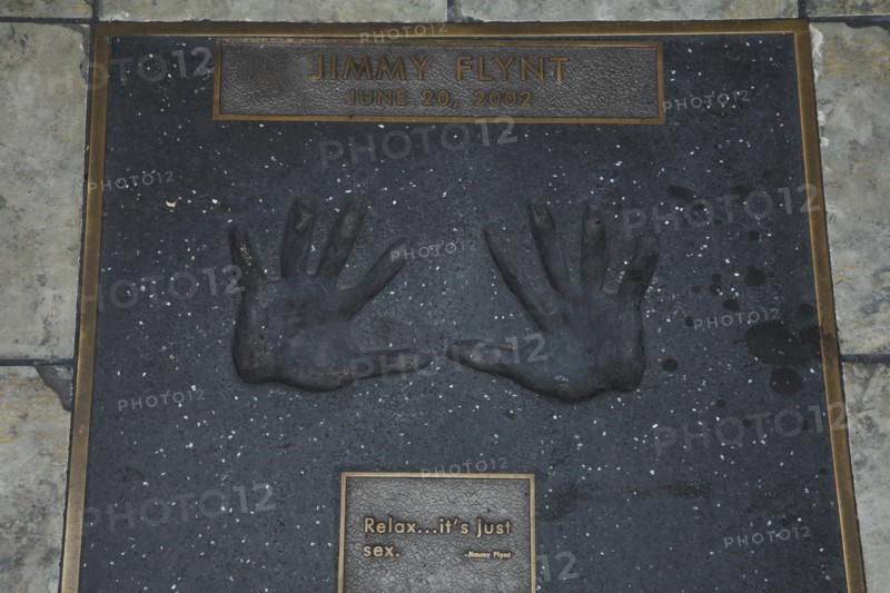 Sunset Boulevard, célébrités du film : Jimmy Flynt (mains)