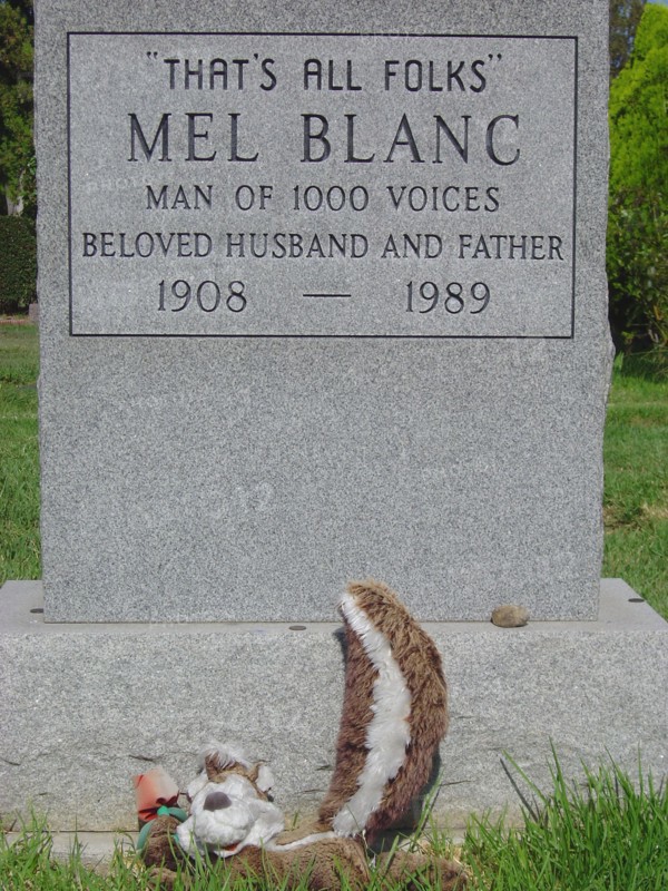 Hollywood Memorial Park, Forever Cemetery (Santa Monica Boulevard) : Mel Blanc 1908-1989