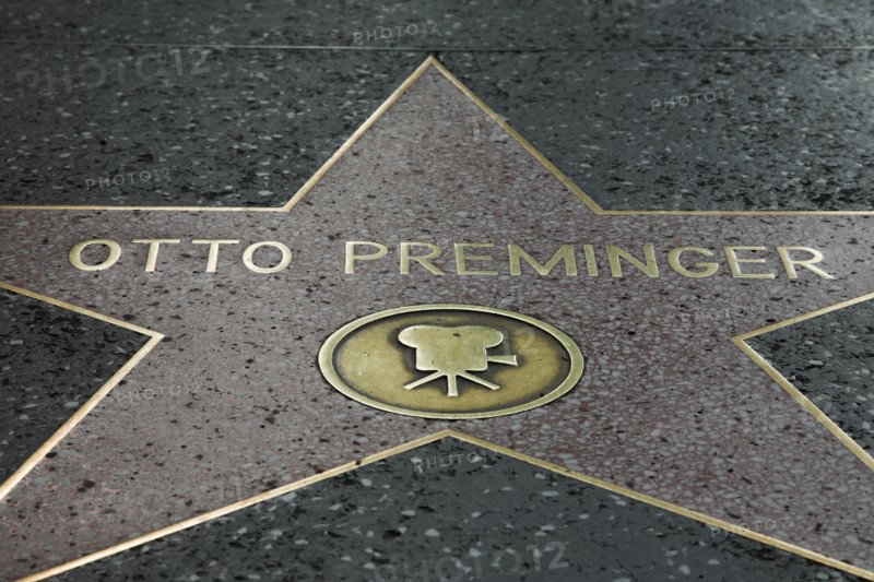 Hollywood Boulevard, Walk of Fame, stars / étoiles : Otto Preminger